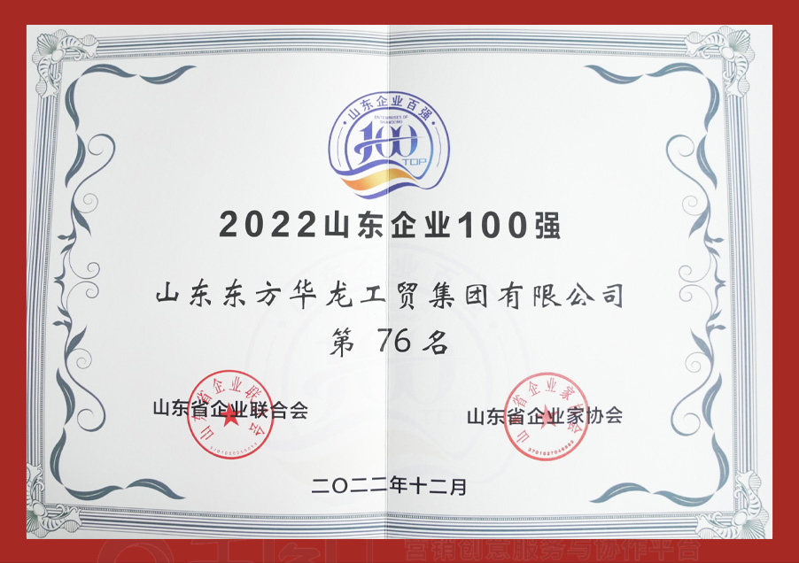 2022山東企業(yè)100強